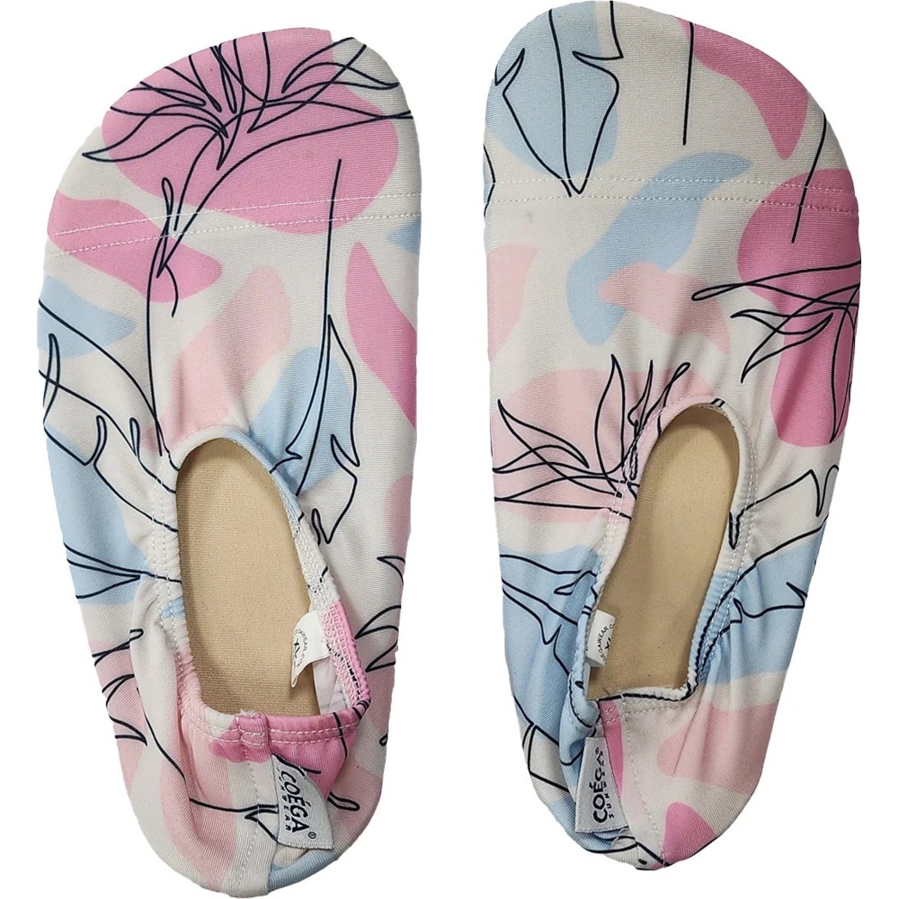 Coega Sunwear - Girl's Pool Shoes - Nero Floral Drawings