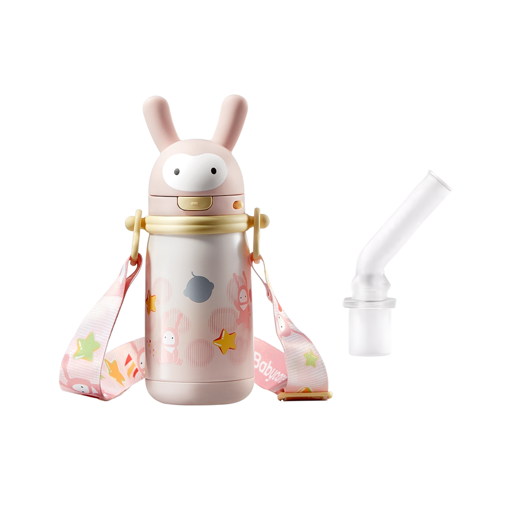 Babycare - Bunny Staged Vacuum Bottle - Multicolor - 450 ml