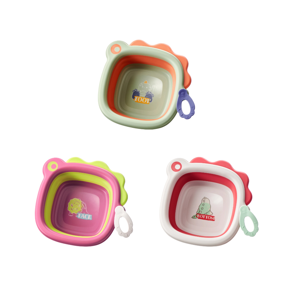 بيبي كير - حوض غسيل محمول للأطفال - قطعة واحدة - قد يختلف اللون