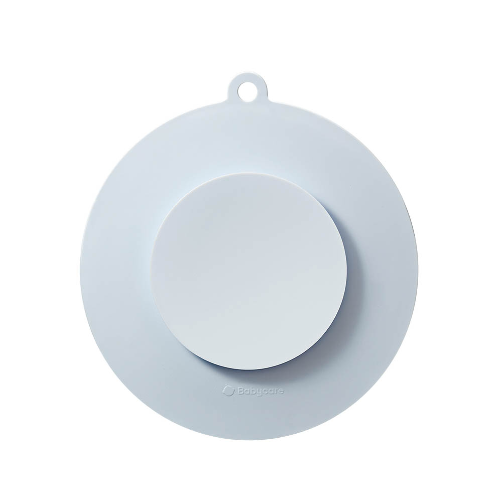 بيبي كير - مجموعة صحن الطعام للتسخين والتبريد بالماء بادزي - أزرق ماوسون