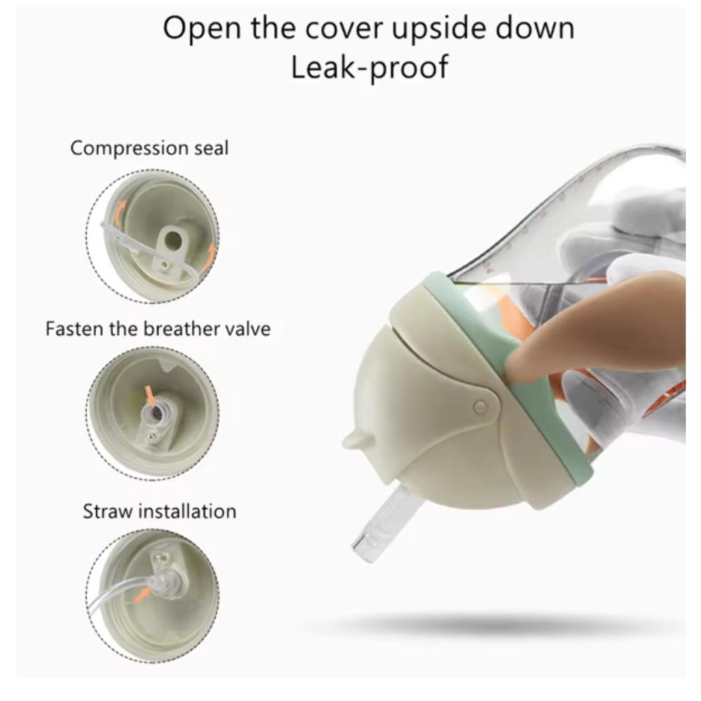 بيبي كير - كوب شرب للأطفال - أصفر - 240 مل