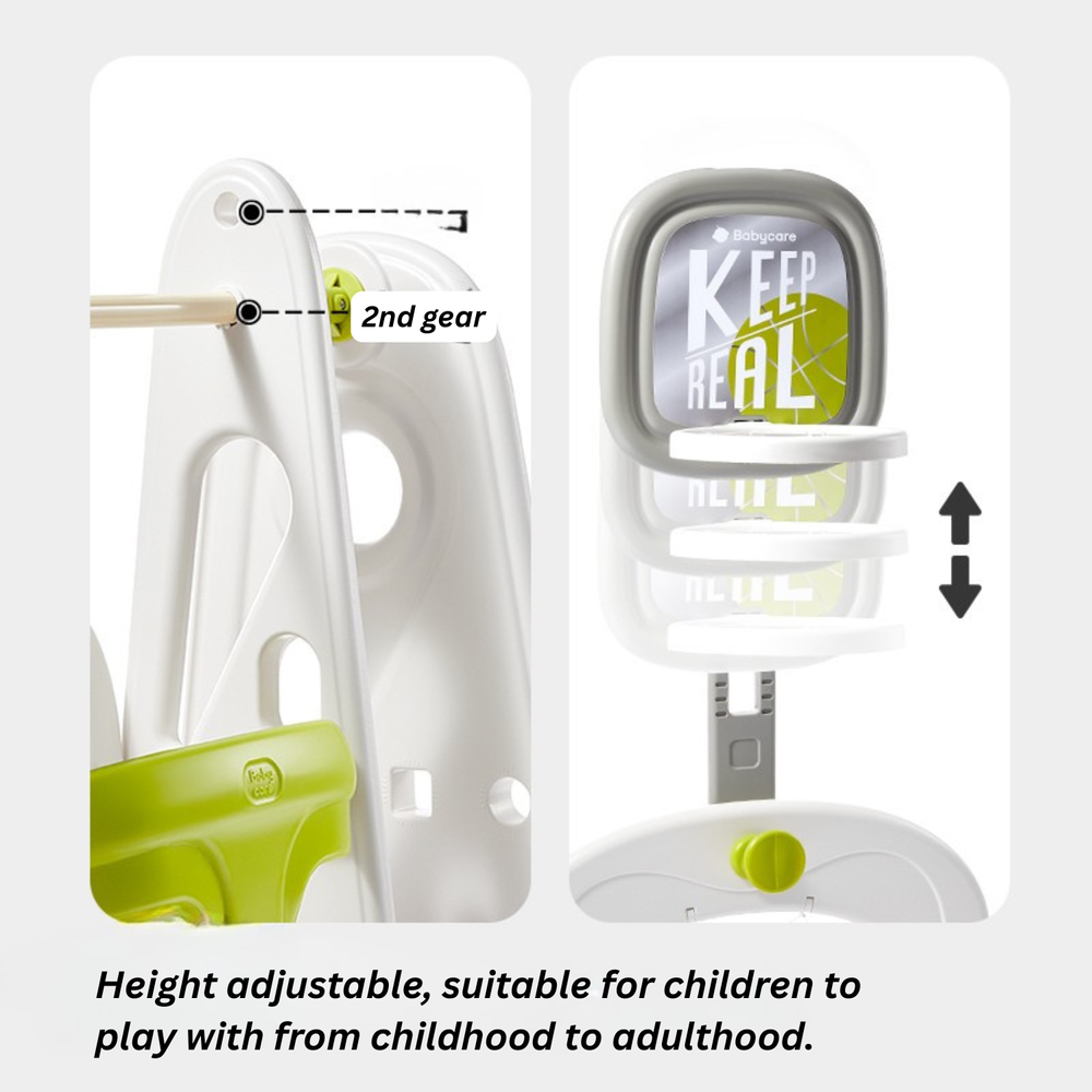 Babycare - 3 In 1 Kids Slide & Play Set - White