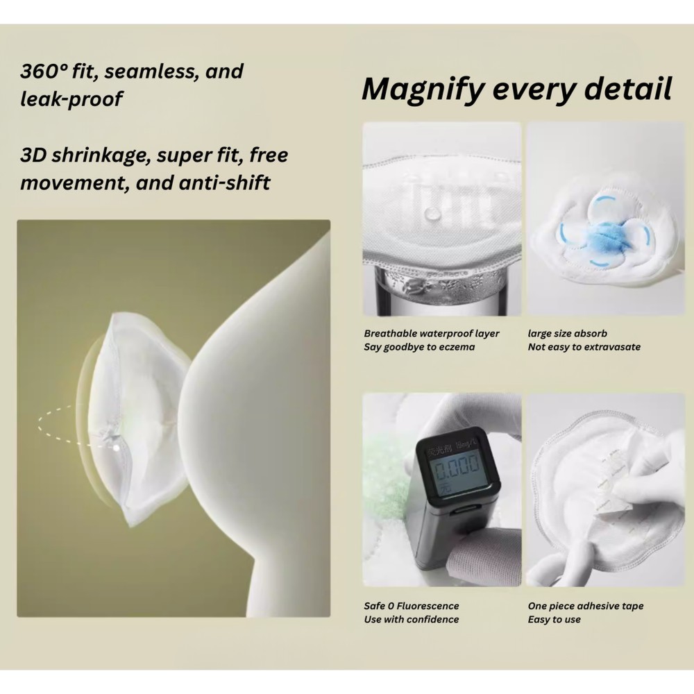 Babycare - Golden Camellia Soft Breast Pads - White