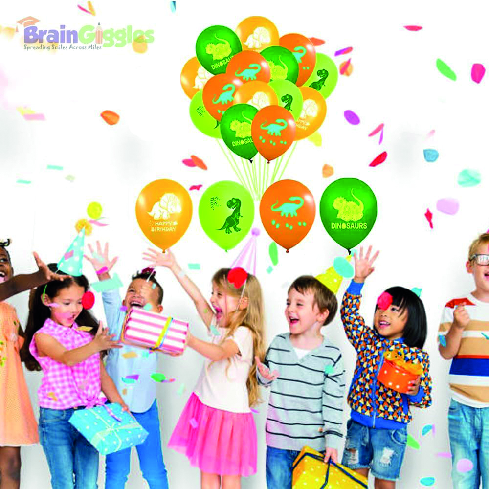برين جيغلز - مجموعة بالونات الديناصورات - عدد 12