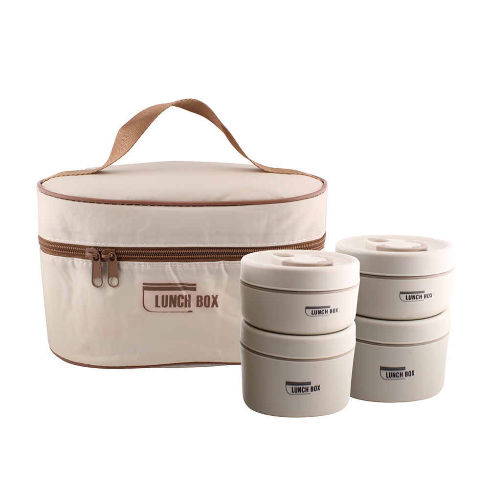 Cravista - Insulated Lunch Box with Bag & Cutlery Set
