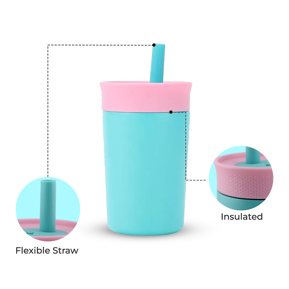 Cravista - Leak-proof Insulated Water Bottle With Straw - 12oz