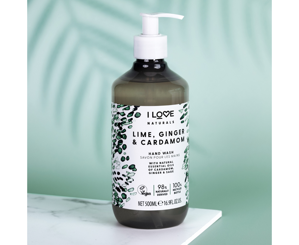 I LOVE - Naturals Lime, Ginger & Cardamom Hand Wash - 500ml
