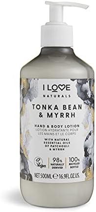I LOVE - Naturals Tonka Bean & Myrrh Hand Body Lotion - 500ml