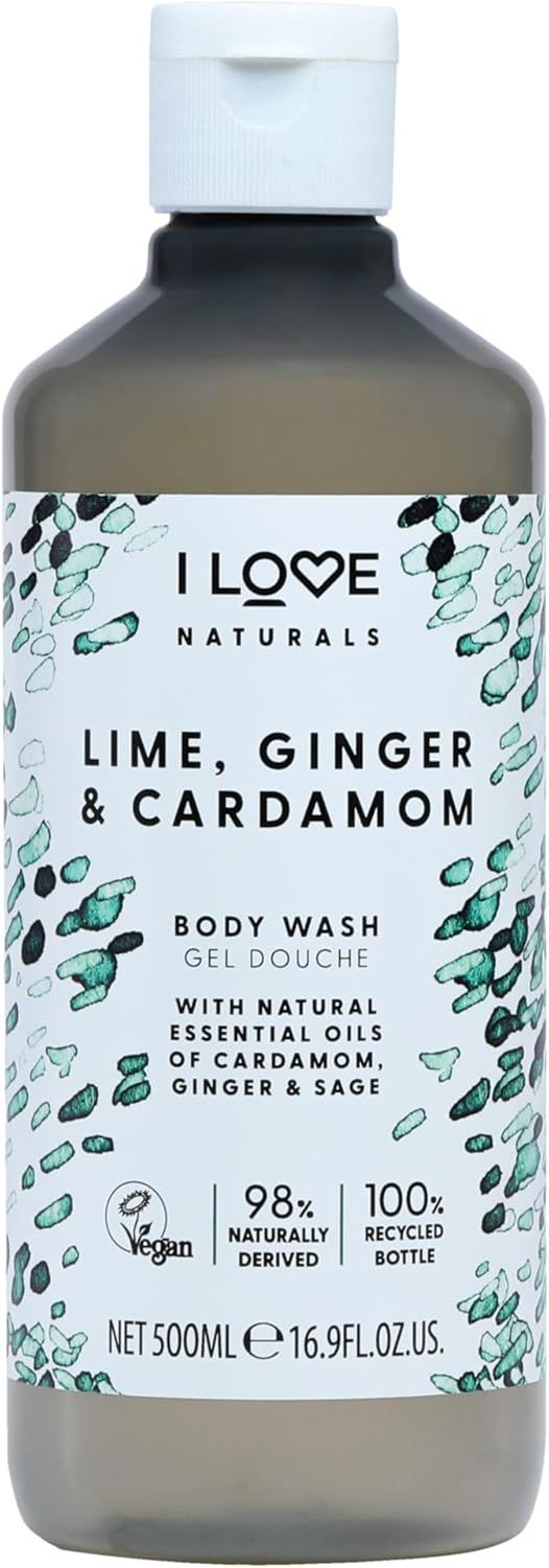 I LOVE - Naturals Lime, Ginger & Cardamom Body Wash - 500ml
