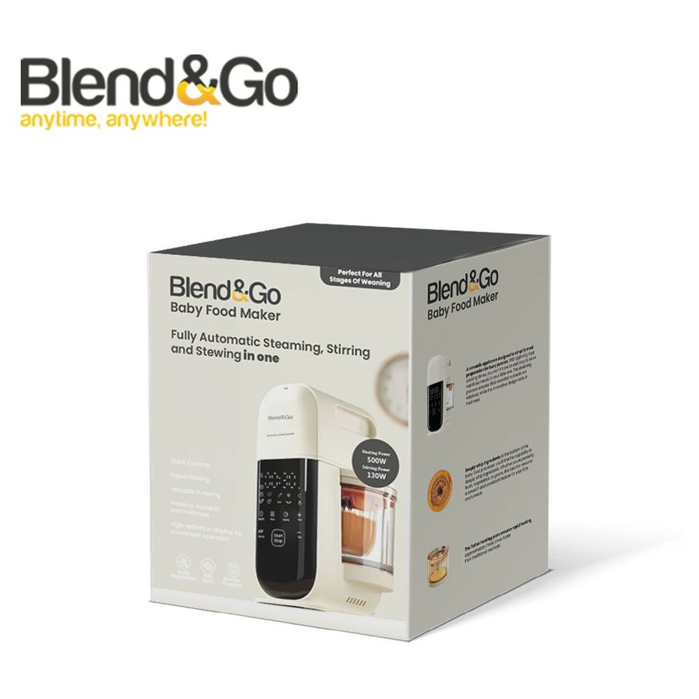 BlendnGo 4-in-1 Easy Food Maker White