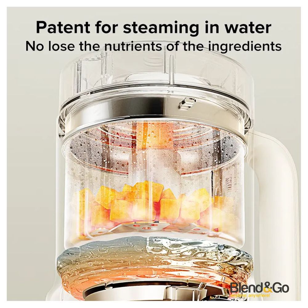 BlendnGo 4-in-1 Easy Food Maker White
