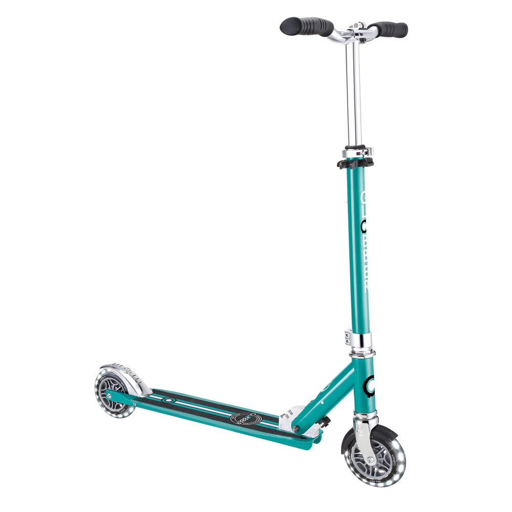 Globber - Flow Element Lights 2-Wheel Manual Scooter - Jade