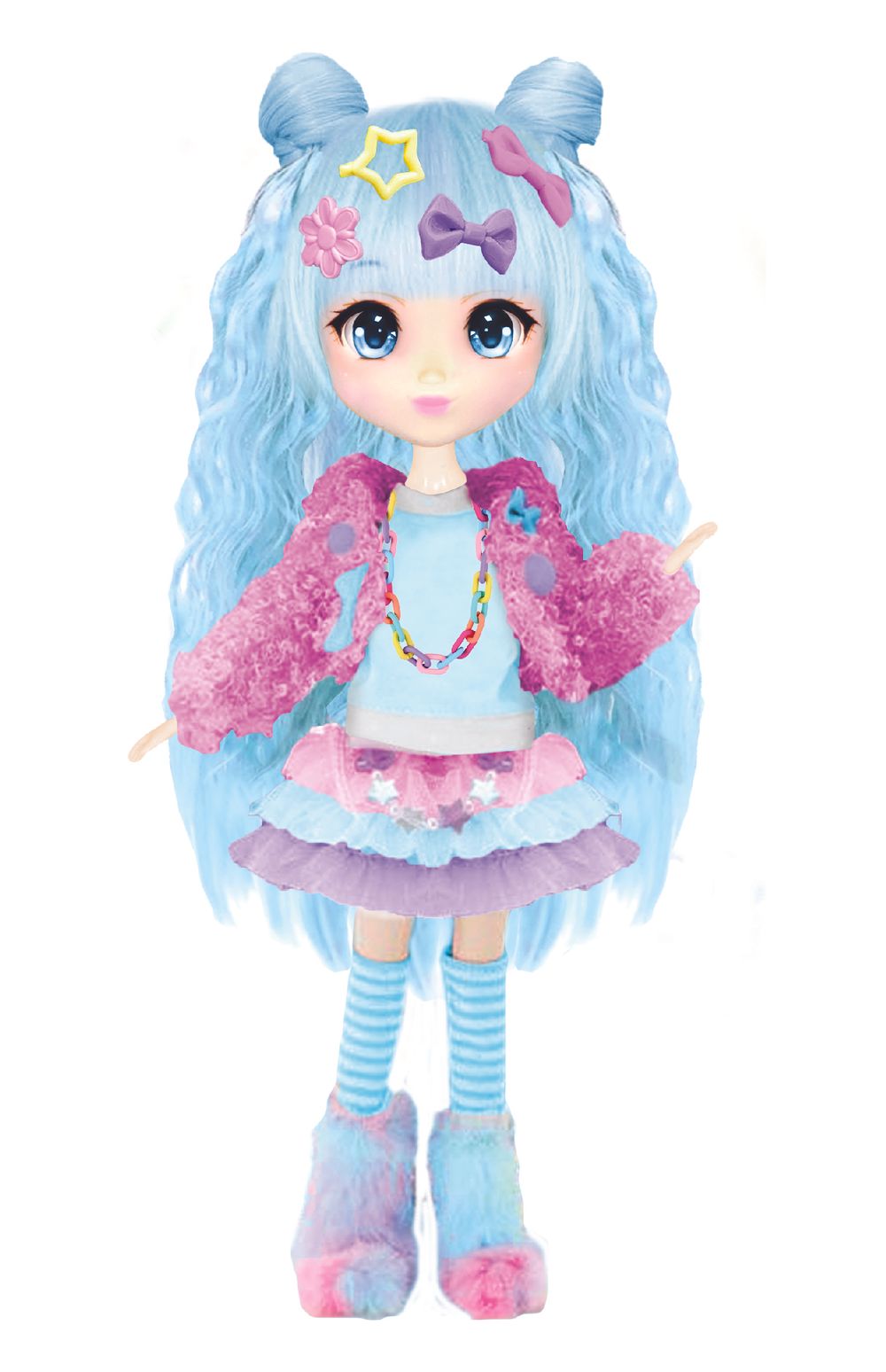 Shibajuku Sakura Anime Fashion Doll - 33 cm