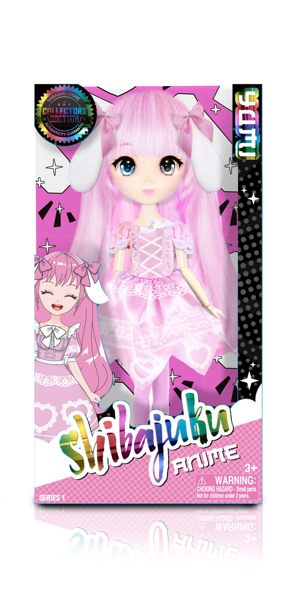 Shibajuku Yumi Anime Fashion Doll - 33 cm
