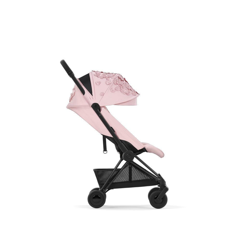 Cybex - Coya Ultra Compact Stroller - Simply Flowers Pink/Matte Black
