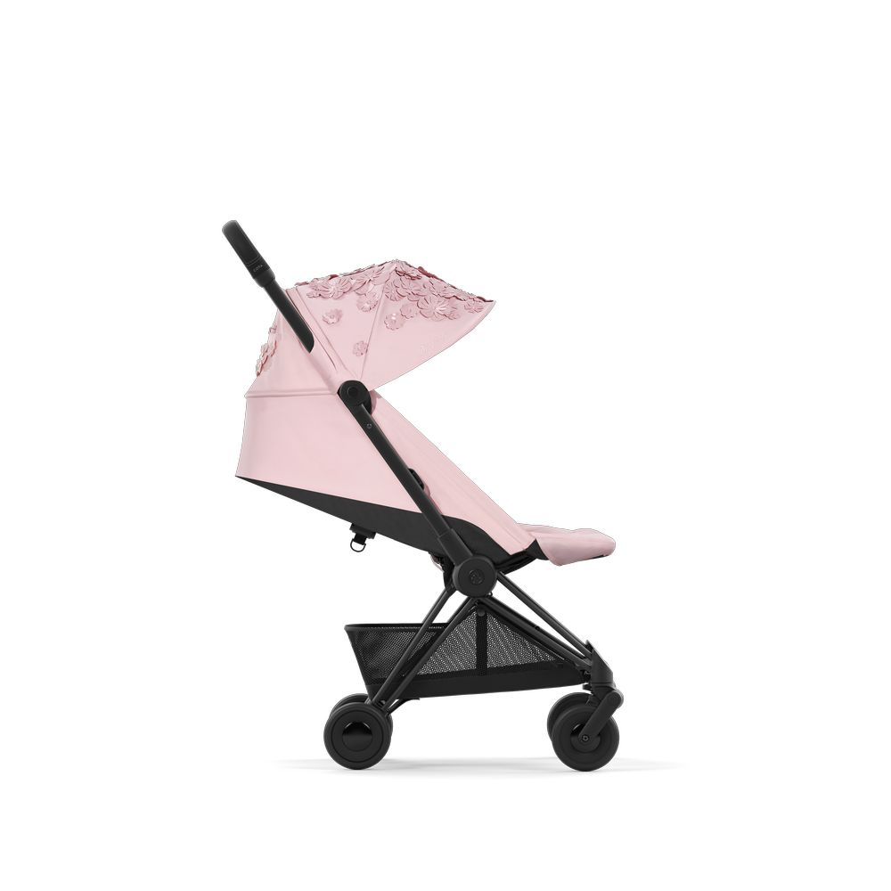 Cybex - Coya Ultra Compact Stroller - Simply Flowers Pink/Matte Black