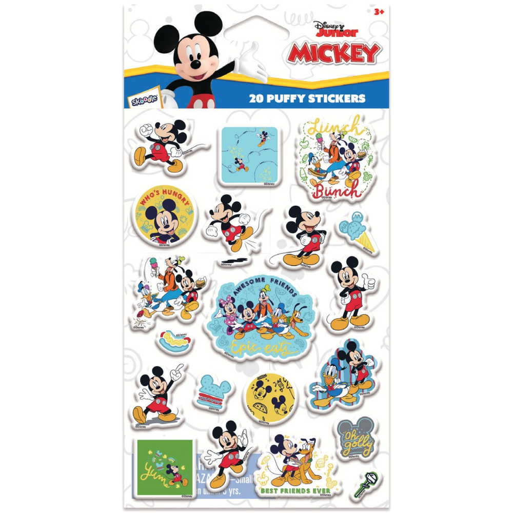 Disney - Mickey 3D Puffy Sticker Sets - 20pcs
