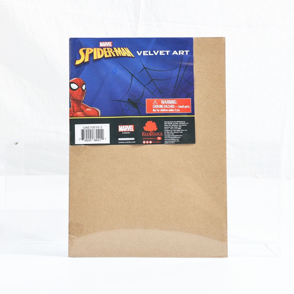 Marvel Spider Man Velvet Art With Mini Markers