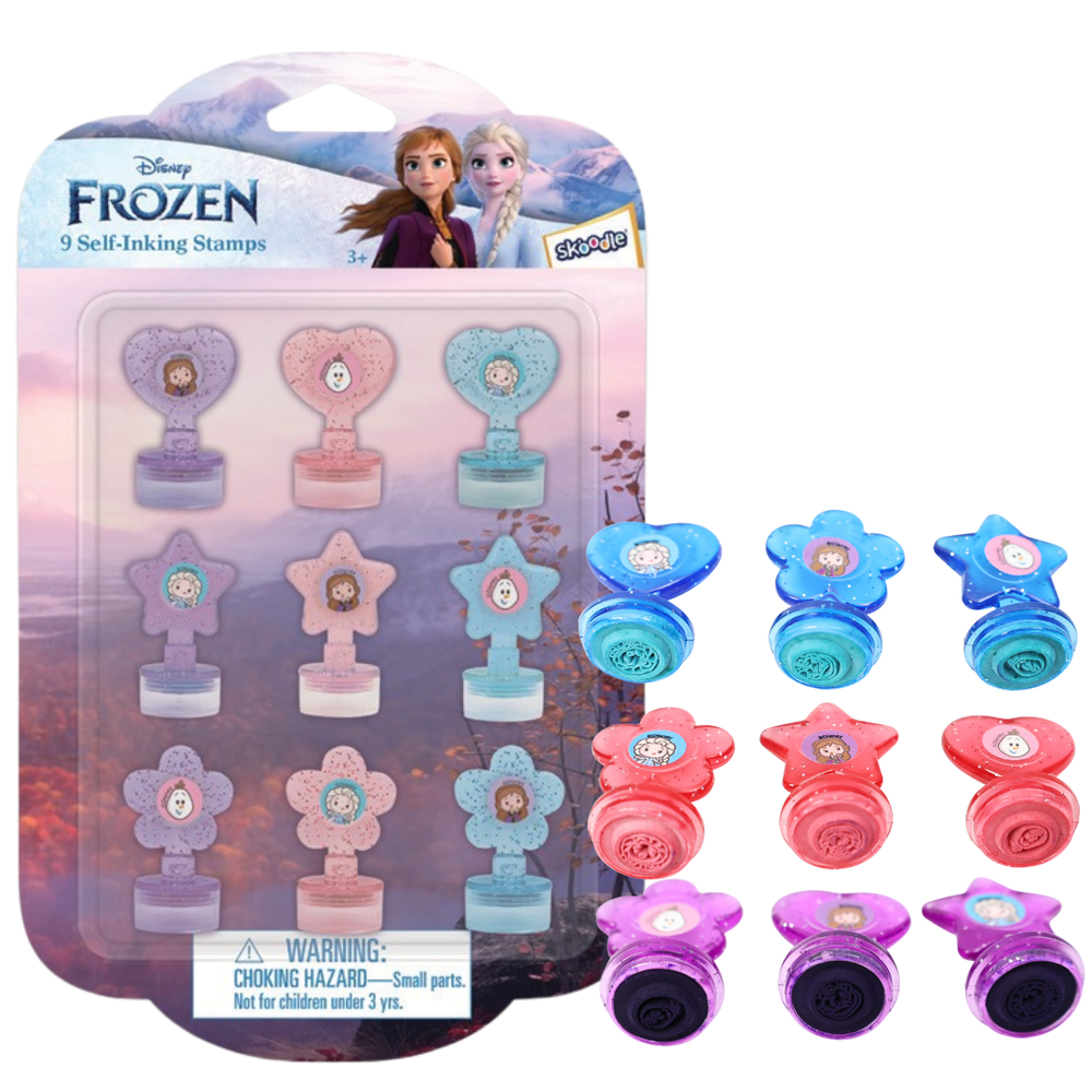 Disney - Frozen Self Inking Stamps Kit - 9pcs