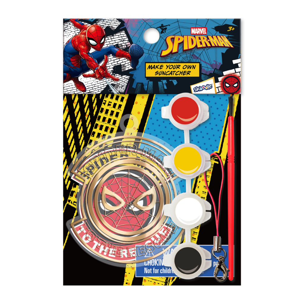 Marvel - Make Your Own Suncatcher Arts & Crafts Kit - Spiderman