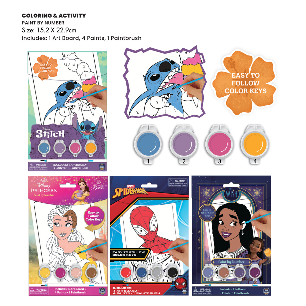 Disney - Stitch Paint By Number Kit
