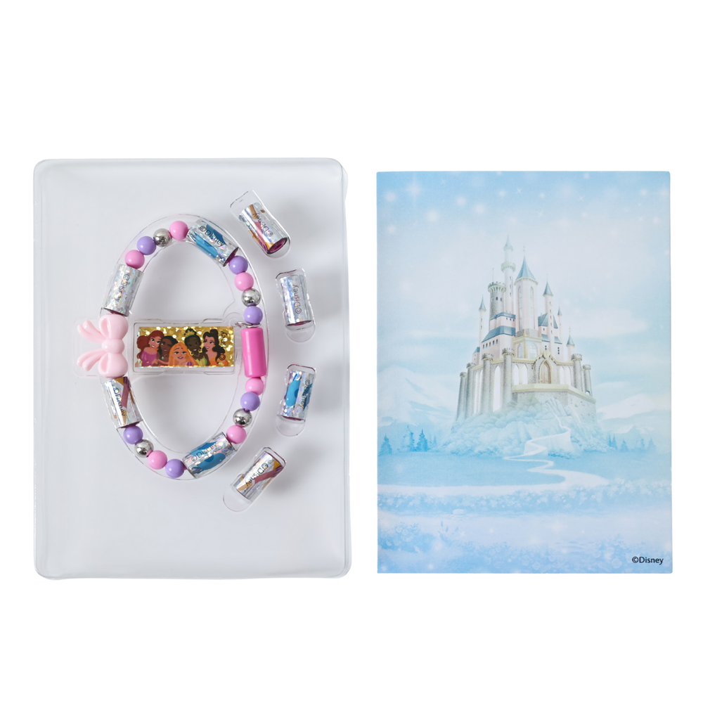 Disney - Holographic Sticker Bead Bracelet Making Craft Set - Princess