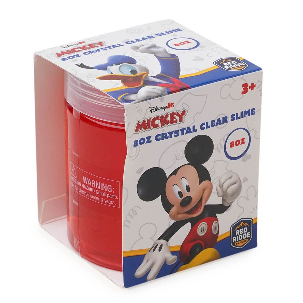 Slime Squad - Disney Mickey Crystal Clear Slime - Red - 236 ml