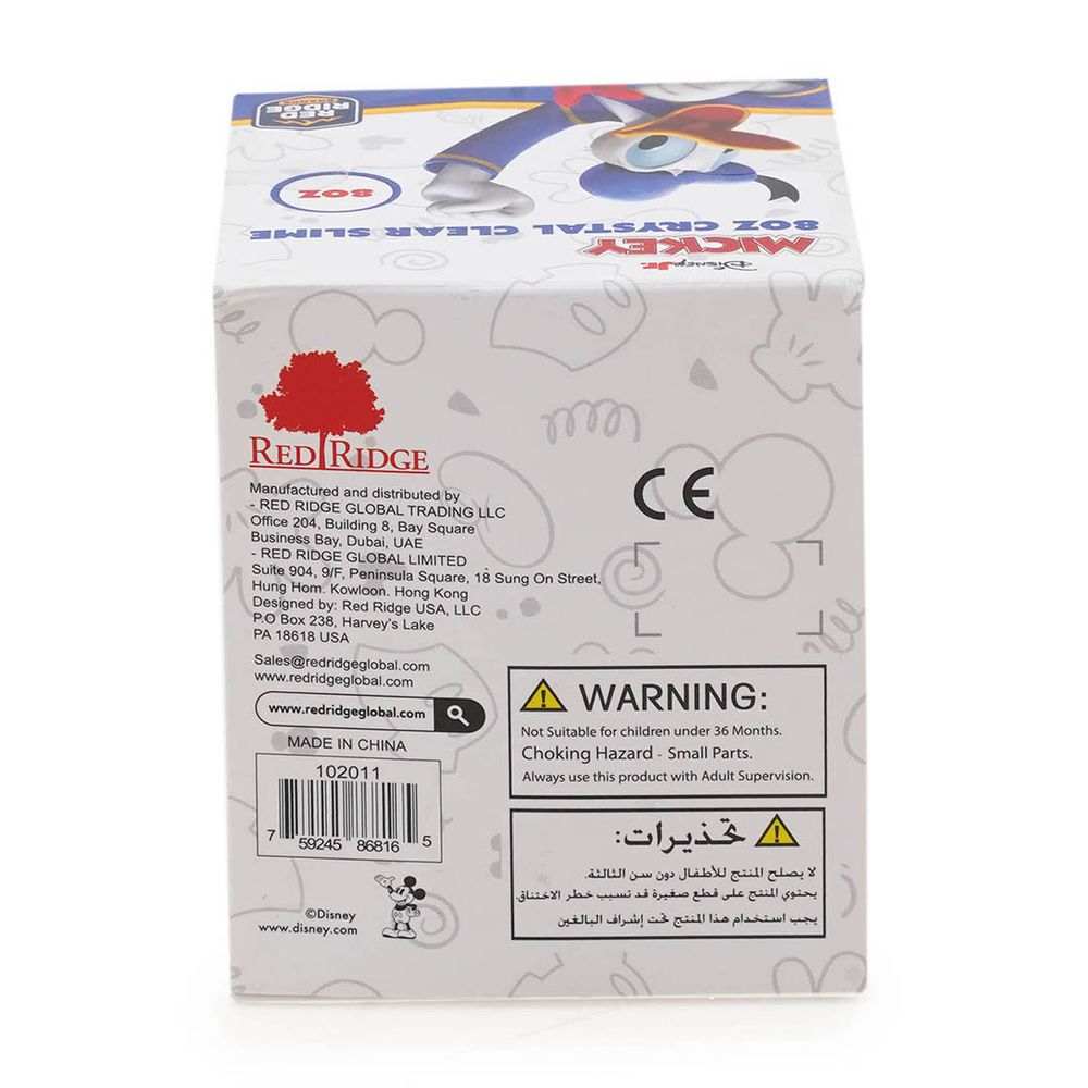 Slime Squad - Disney Mickey Crystal Clear Slime - Red - 236 ml