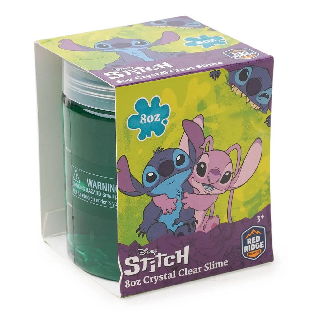 Slime Squad - Disney Stitch Crystal Clear Slime - Green - 236 ml