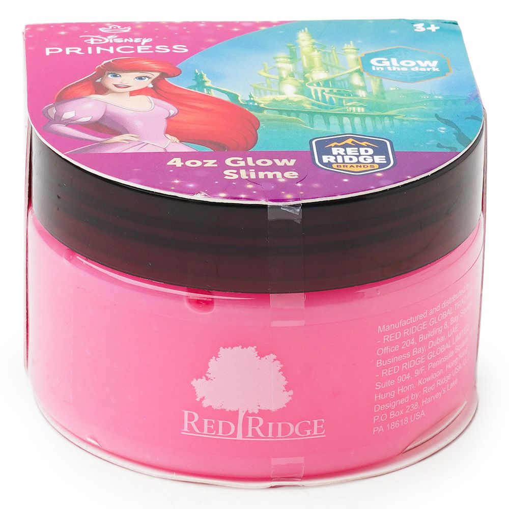 Slime Squad - Disney Princess Glow Slime - Pink - 118 ml
