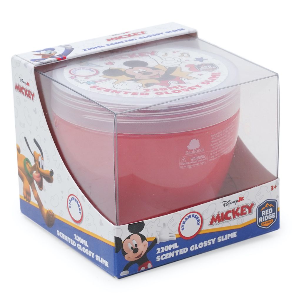 Slime Squad - Disney Mickey Scented Glossy Slime - Strawberry - 220 ml