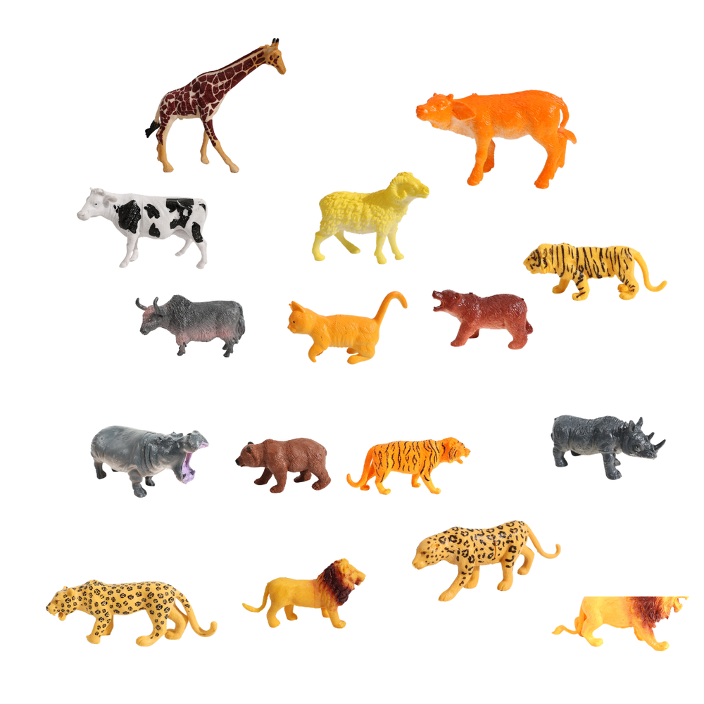 ريدريدج - مجموعة ألعاب بيض الحيوانات البرية الغامض - أكثر من 40 قطعة من مجسمات حيوانات السفاري والمزرعة