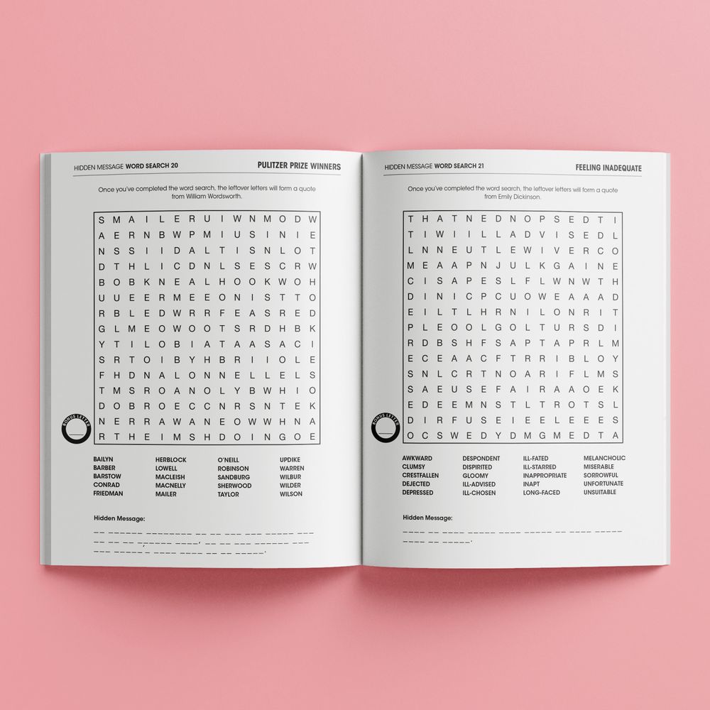 رسالة مخفية: 80 لغزًا للبحث عن الكلمات 2