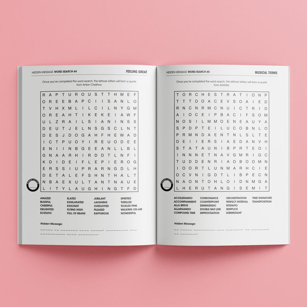 رسالة مخفية: 80 لغزًا للبحث عن الكلمات 2