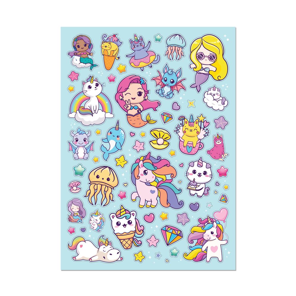 Hinkler - Kaleidoscope Colouring Pages & Scented Stickers - Totally Magical