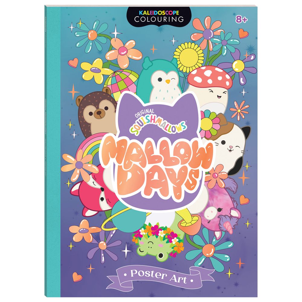 Hinkler - Kaleidoscope Colouring Squishmallows Poster Art - Mallow Days