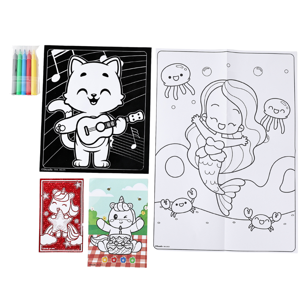 Skoodle Super Deluxe Poster Art & Craft Set - Multicolor