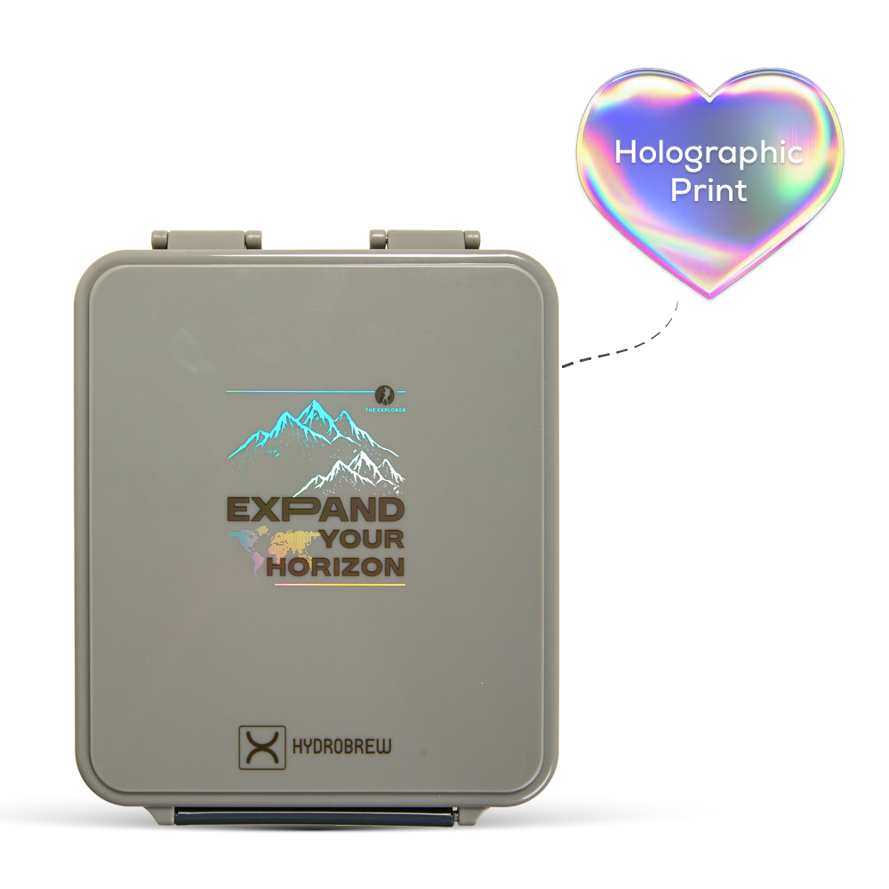 هايدروبرو - صندوق غداء بينتو مع زمزمية مياه ستانلس ستيل 950 مل ومرطبان طعام - سيج