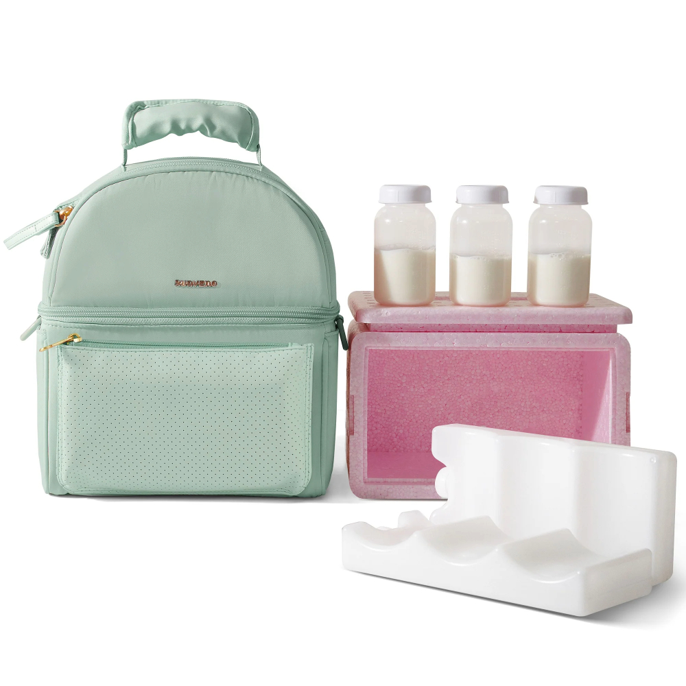 Sunveno - Breastmilk Cooler Bag With Insulation Box Set - Green