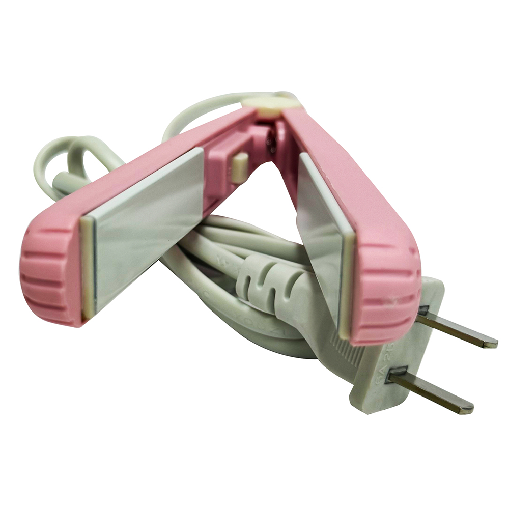 قصة صغيرة - مكواة تجعيد الشعر ومكواة فرد الشعر للسفر - قطعة واحدة - قد يختلف اللون