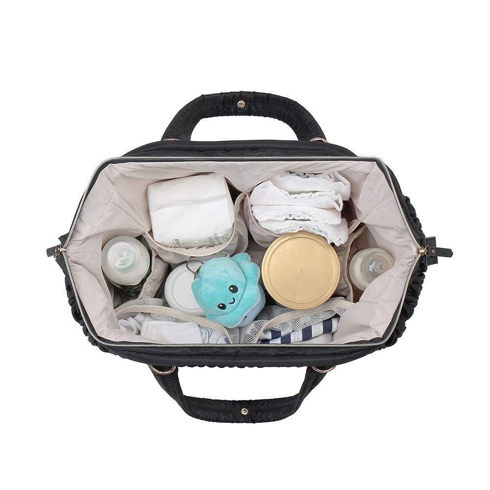 Little Story - Elva Diaper Bag With 2 Stroller Straps - Multicolor