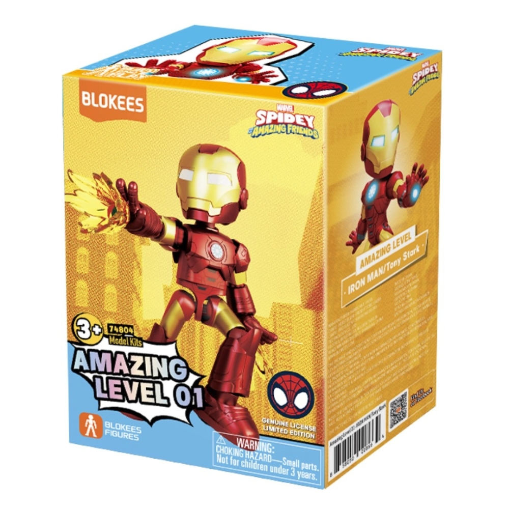 Blokees - Marvel Spidey & Amazing Friends Model Building Kit Level 01 - Tony Stark