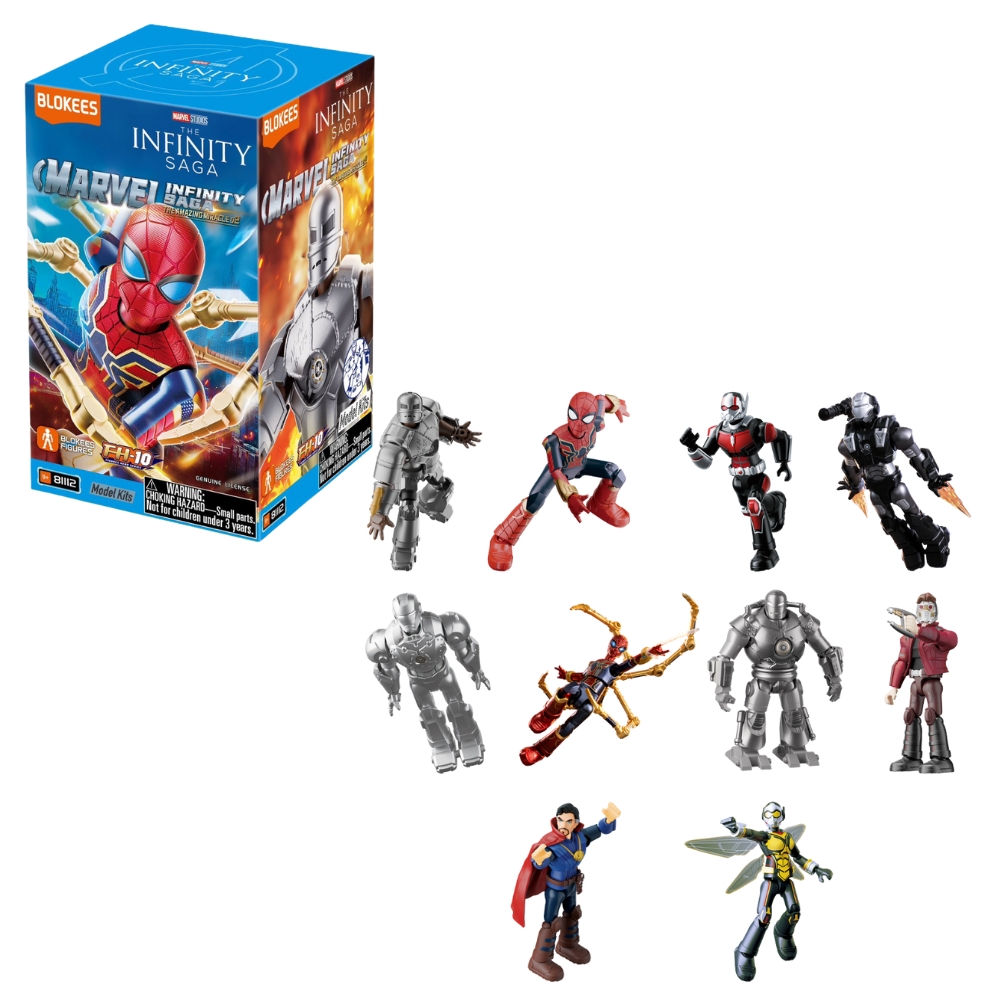 Blokees - Marvel Infinity Saga The Amazing Miracle Model Building Kit - Style May Vary - 1 Pc