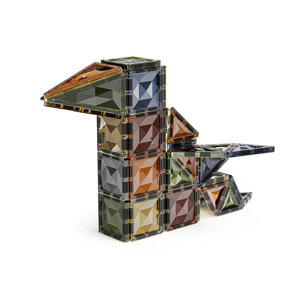 Magnetic Fields - Magnetic Tiles Blocks Set - 50 Pcs