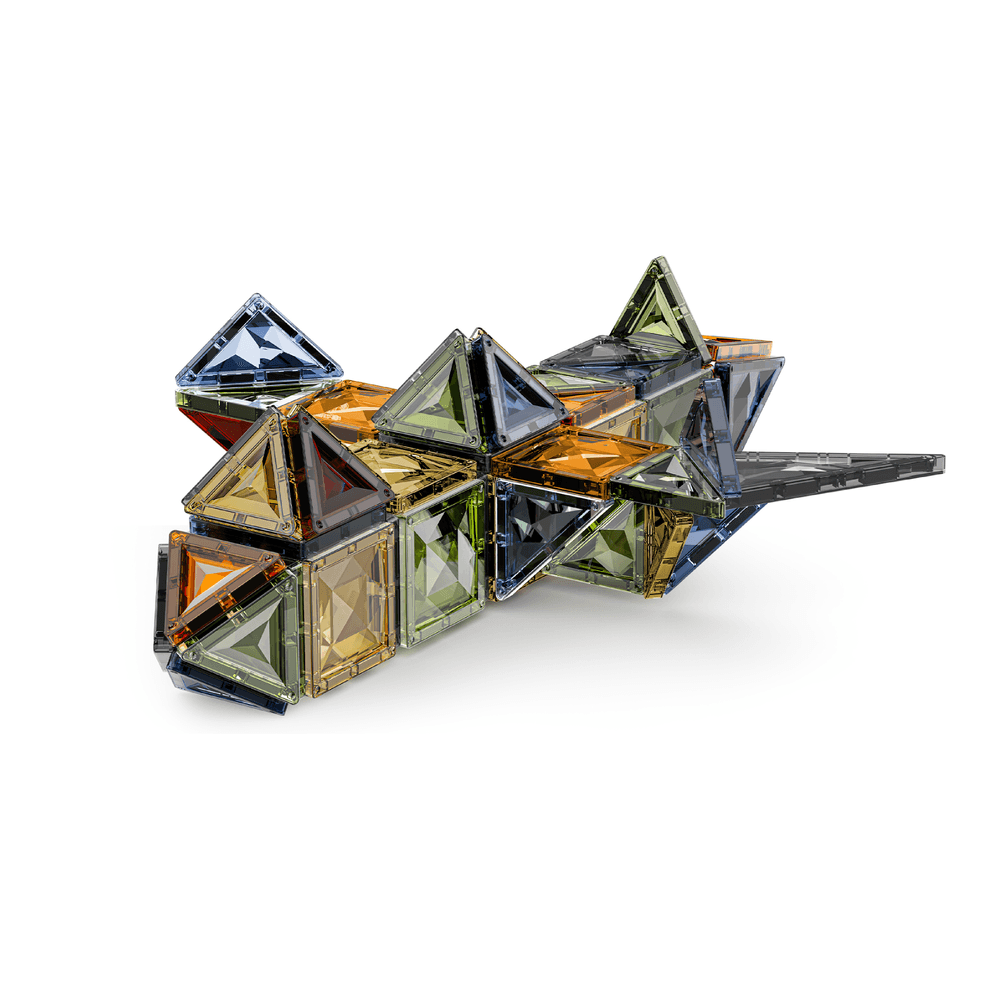 Magnetic Fields - Magnetic Tiles Blocks Set - 57 Pcs