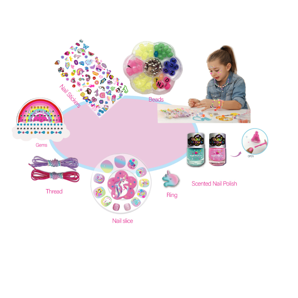 Tokidas - Glowing Me Manicure D.I.Y Magic Set