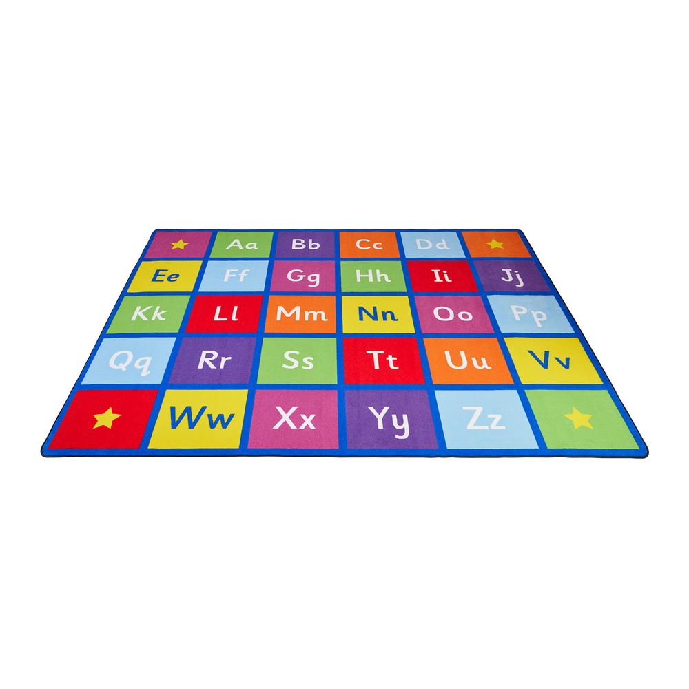 سجادة حروف الأبجدية من اديو فن - متعددة الألوان - 257 × 360 سم