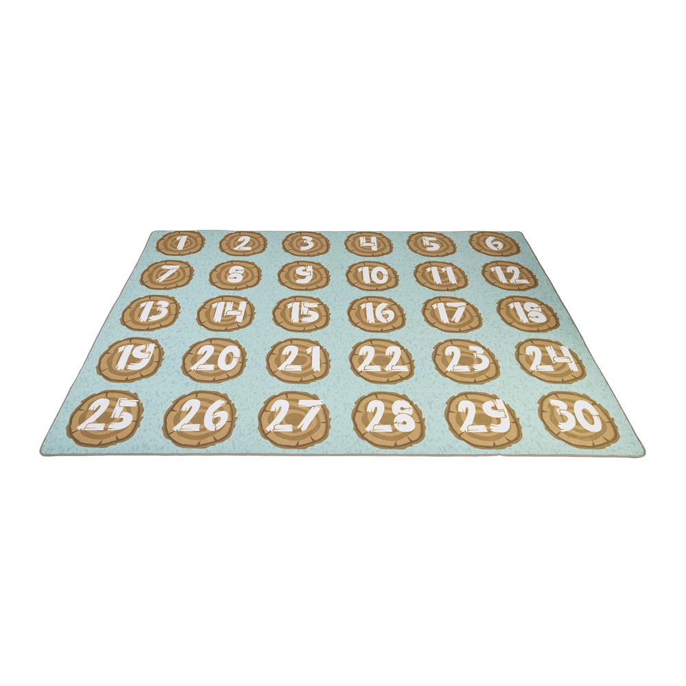 اديو فن - سجادة جذوع الأرقام - متعددة الألوان - 257 × 360 سم