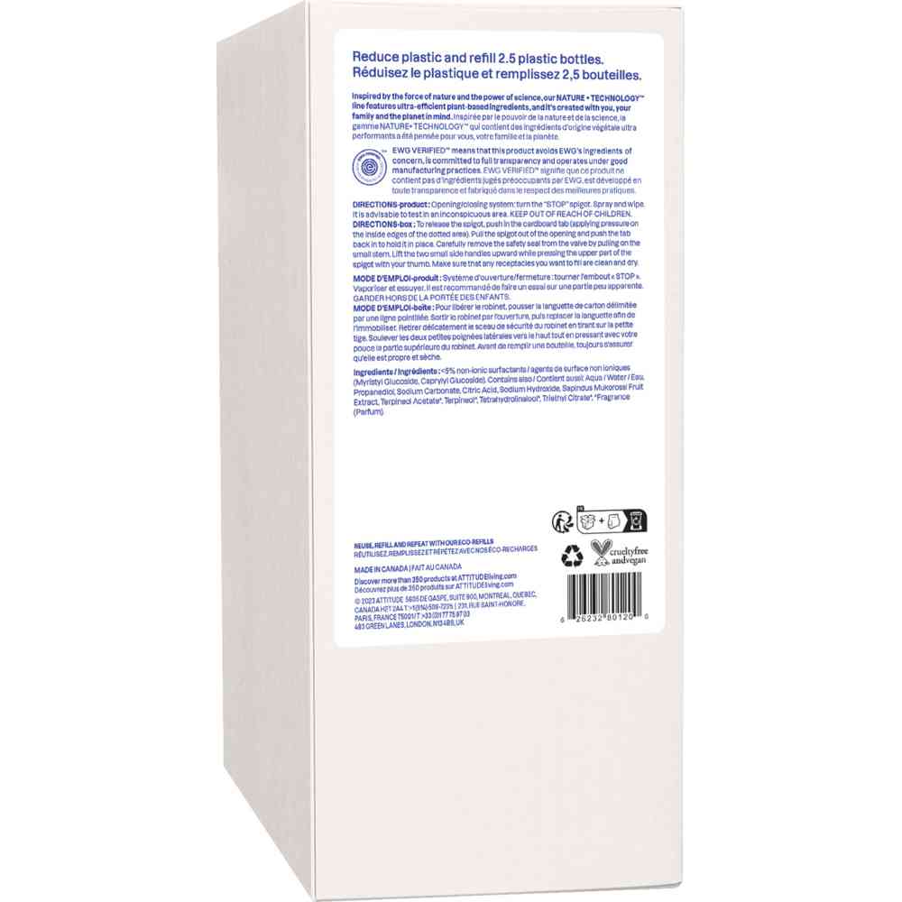 Attitude Nature+ Technology All Purpose Cleaner - Citrus Zest - 2 L