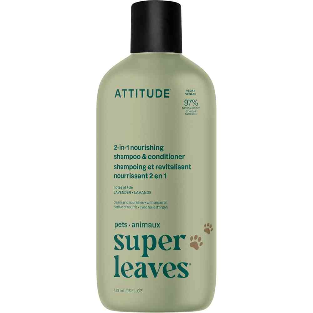 أتيتيود - شامبو وبلسم مغذي للحيوانات الأليفة ٢ في ١ - لافندر - ٤٧٣ مل